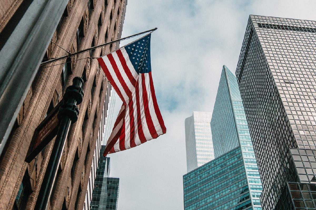 Bom dia Mercado estados-unidos-eua-bandeira