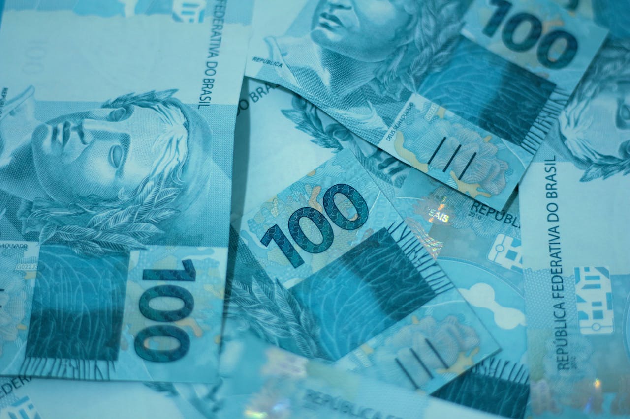 Bom dia Mercado real-dinheiro-cambio